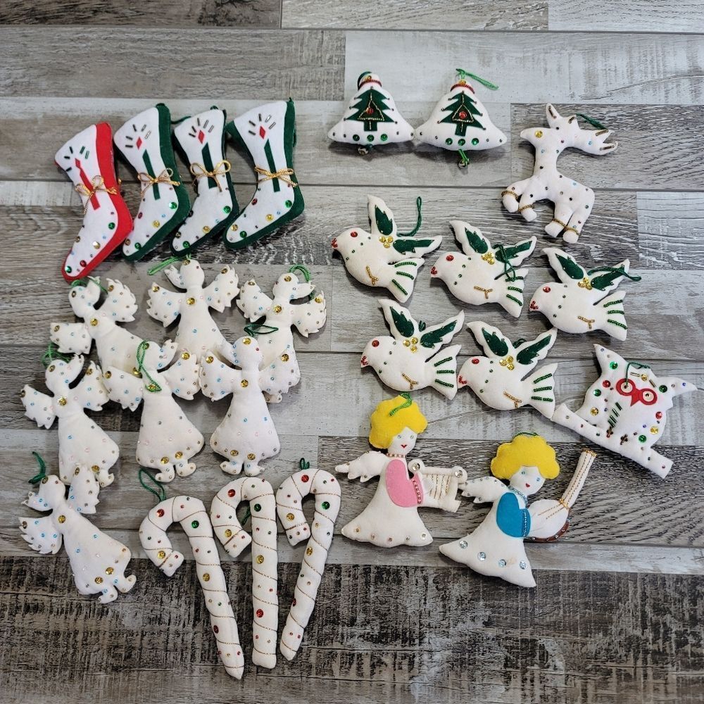 Handmade Felt Christmas Ornaments